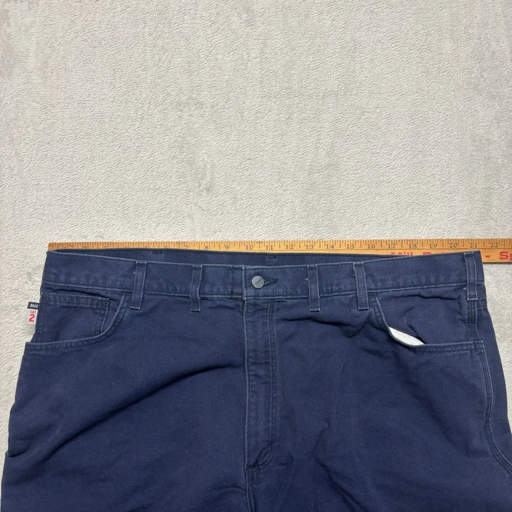Carhartt Pants Mens 44x30 (42x30) FRB159-DNY Dark Navy Flame Resistant CAT 2